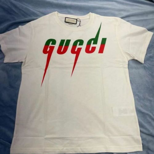 Vêgrid Homme T-shirts manches courtes Gucci Gucci T-shirt Blanc
