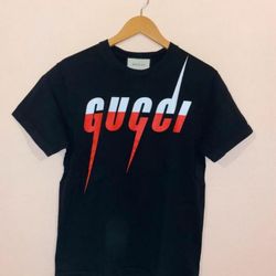 Vêtements print T-shirts manches courtes Gucci Maglia Gucci Noir
