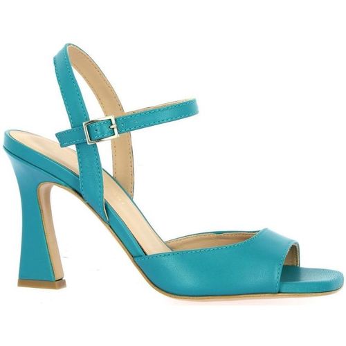 Chaussures Femme Meubles à chaussures Fremilu Nu pieds cuir  turquoise Bleu