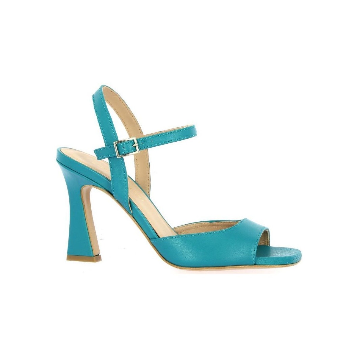 Chaussures Femme Sandales et Nu-pieds Fremilu Nu pieds cuir  turquoise Bleu