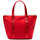 Sacs Femme Sacs porté main Lacoste Sac porté main zippé en nylon Jeanne NF3620YA rouge Rouge