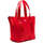 Sacs Femme Sacs porté main Lacoste Sac porté main zippé en nylon Jeanne NF3620YA rouge Rouge