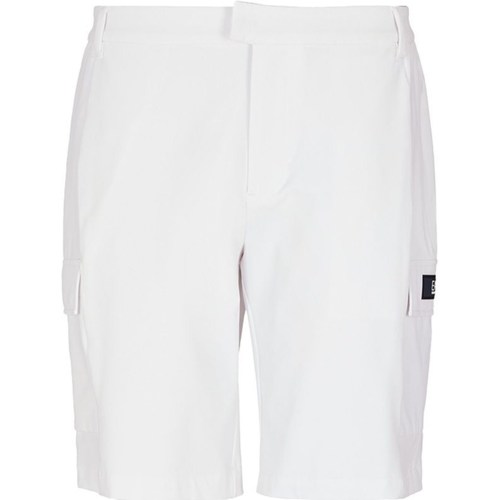 Vêtements Homme Shorts / Bermudas Vero Moda Petite sweater dress with woven sleeve in blackA7 3RPS01 Blanc