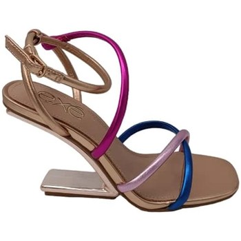 sandales exé shoes  exe' maggie sandales femme multicolore fuxia blue rosa 