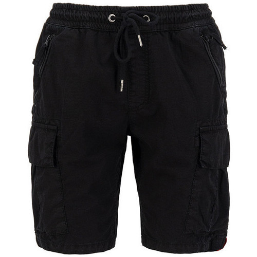 Vêtements Homme Shorts moyen / Bermudas Alpha RIPSTOP JOGGER Noir