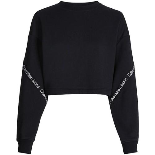 Vêtements Femme Sweats Calvin Klein Jeans Distressed Noir