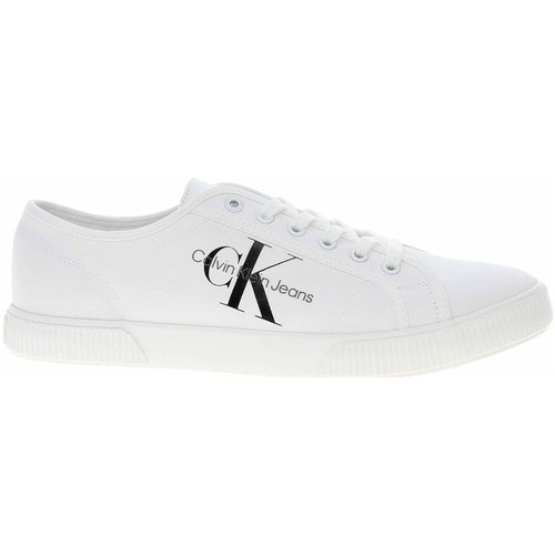 Chaussures Homme Baskets Sleeve Calvin Klein Jeans YM0YM00306YBR Blanc