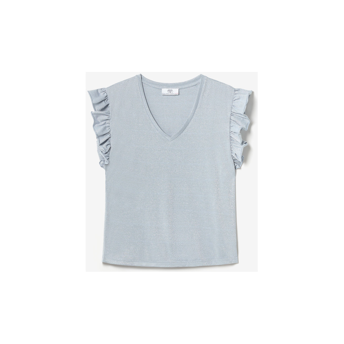 Vêtements Femme T-shirts & Polos Le Temps des Cerises Top ryls bleu ciel irisé Gris