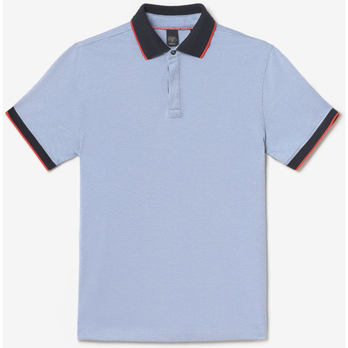 Vêtements Homme T-shirts & Polos The Happy Monkises Polo orias bleu ciel Bleu