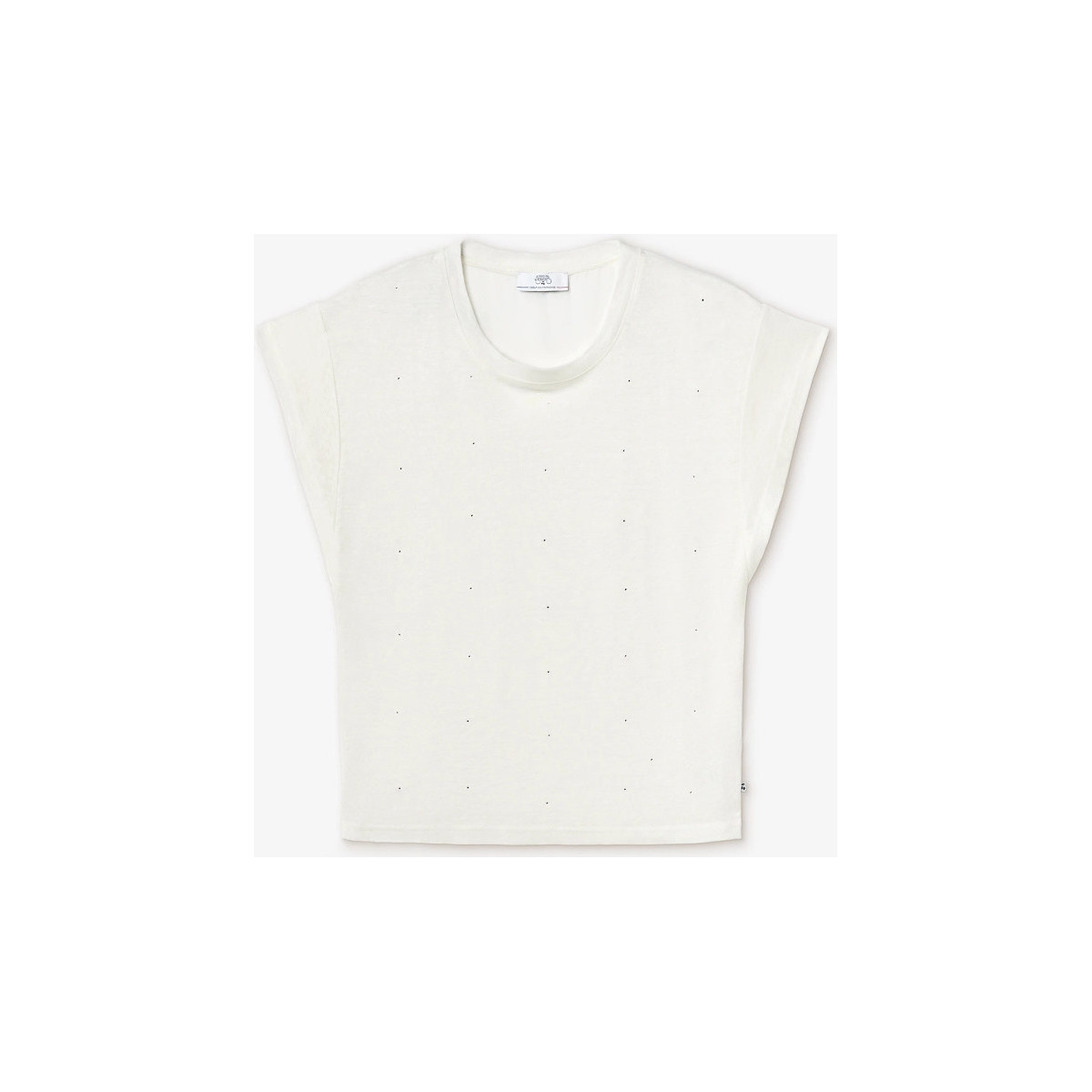 Vêtements Femme T-shirts & Polos Le Temps des Cerises Top overs crème Blanc