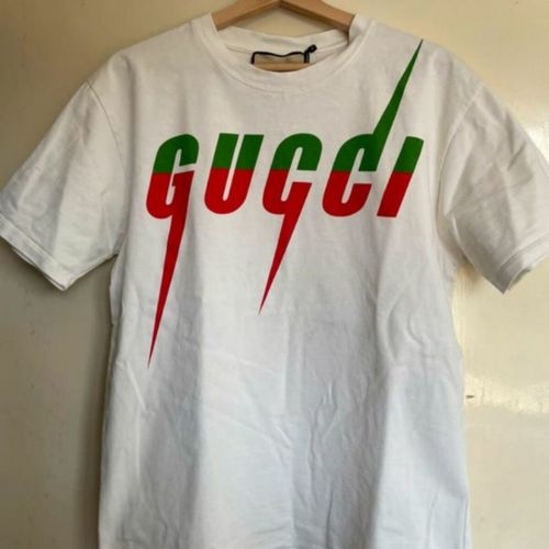 Vêtements Homme T-shirts manches courtes Staged Gucci Staged gucci T-shirts Taille L Blanc