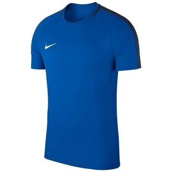 Vêtements Garçon T-shirts manches courtes Nike Academy 18 Junior Bleu