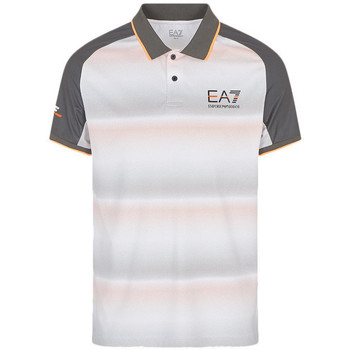Vêtements Homme T-shirts & Polos Ea7 Emporio Armani Polo EA7 Emporio Blanc