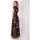 Vêtements Femme Robes Soutiens-Gorge & Brassières longue fluide MARBELLA imprimé fleuri noir Multicolore