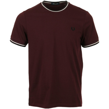 Vêtements Homme T-shirts manches courtes Fred Perry Twin Tipped T-Shirt Philipp Rouge
