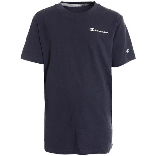 Vêtements Garçon Nike Sportswear Rose Printed T-Shirt Champion CHA201B800-21 Bleu