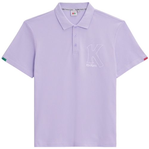 Vêtements floral faded shirt Big K Poloshirt Violet