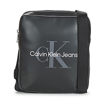 Sacs Homme Pochettes / Sacoches Calvin Klein Jeans MONOGRAM SOFT REPORTER18 Noir