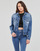 Vêtements Femme Vestes en jean Calvin Klein Jeans REGULAR ARCHIVE JACKET Bleu jean
