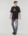 Vêtements Homme T-shirts manches courtes Calvin Klein Jeans STACKED ARCHIVAL TEE Noir