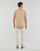Vêtements Homme T-shirts manches courtes Calvin Klein Jeans VARSITY CURVE LOGO T-SHIRT Beige