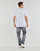 Vêtements Homme T-shirts manches courtes Calvin Klein Jeans VARSITY CURVE LOGO T-SHIRT Blanc