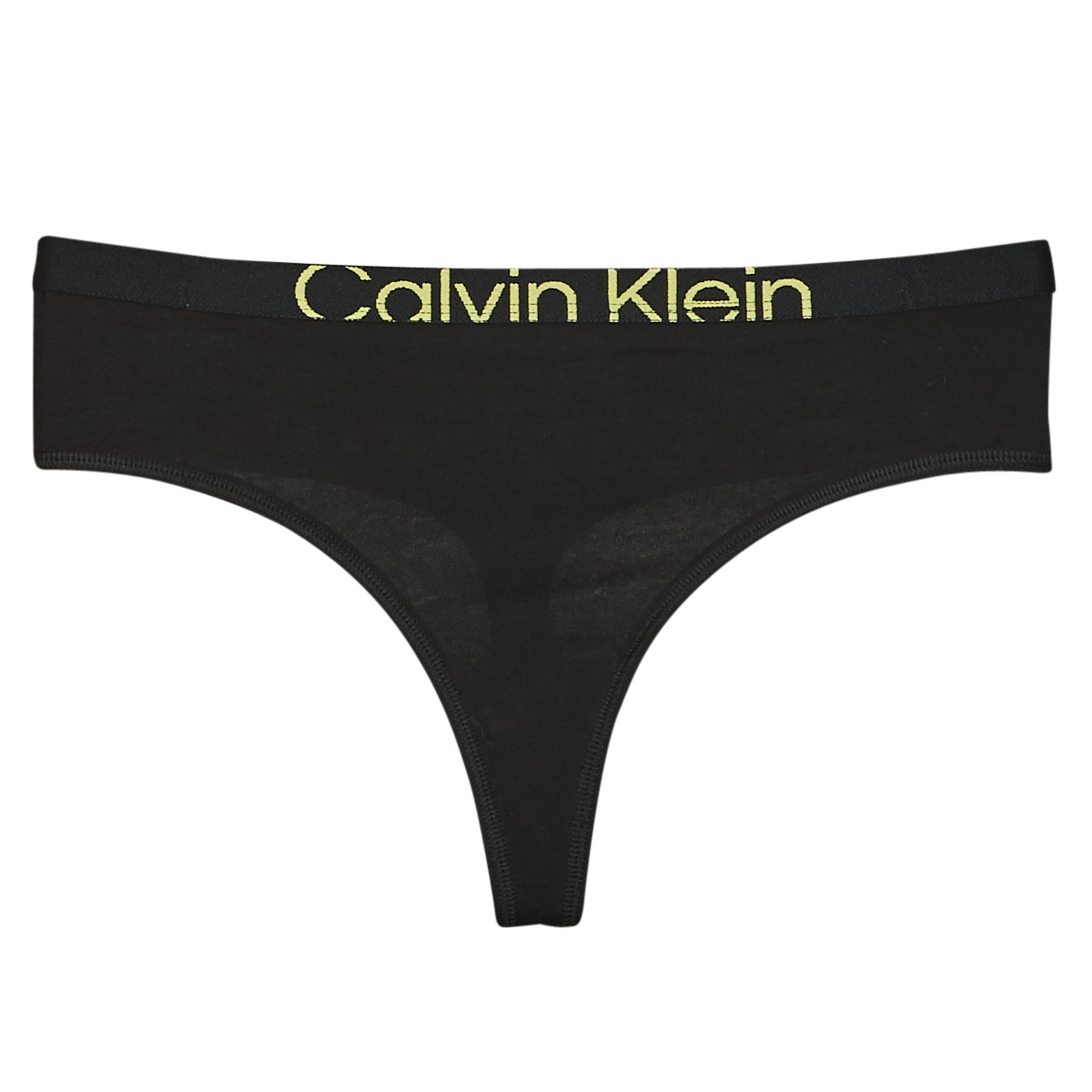 Sous-vêtements Femme Favourites BAX Calvin Klein Jeans Monogram Logo Black Sweatshirt Inactive MODERN THONG Noir