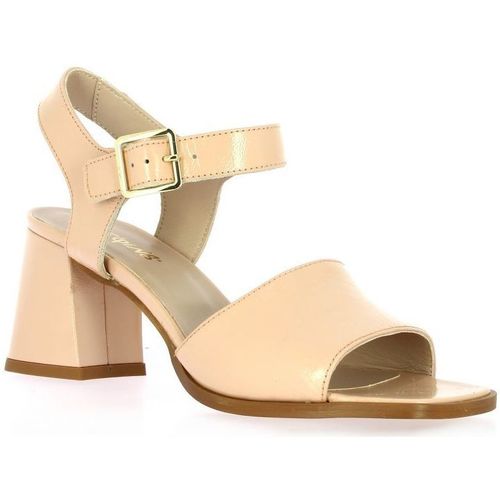 Chaussures Femme Gagnez 10 euros Reqin's Nu pieds cuir vernis  nude Rose