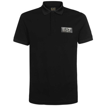 Vêtements Homme T-shirts & Polos Ea7 Emporio Armani v-neck Polo Noir