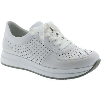 Chaussures Femme Baskets basses Rieker Hard White Casual Trainers Blanc