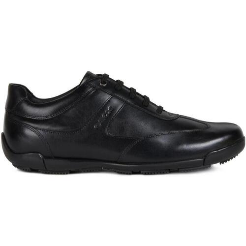 Chaussures Homme Baskets basses Geox U Edgware Black Noir