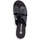 Chaussures Femme Chaussons Remonte black casual open slippers Noir