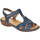 Chaussures Femme Sandales sport Rieker azur casual open sandals Bleu