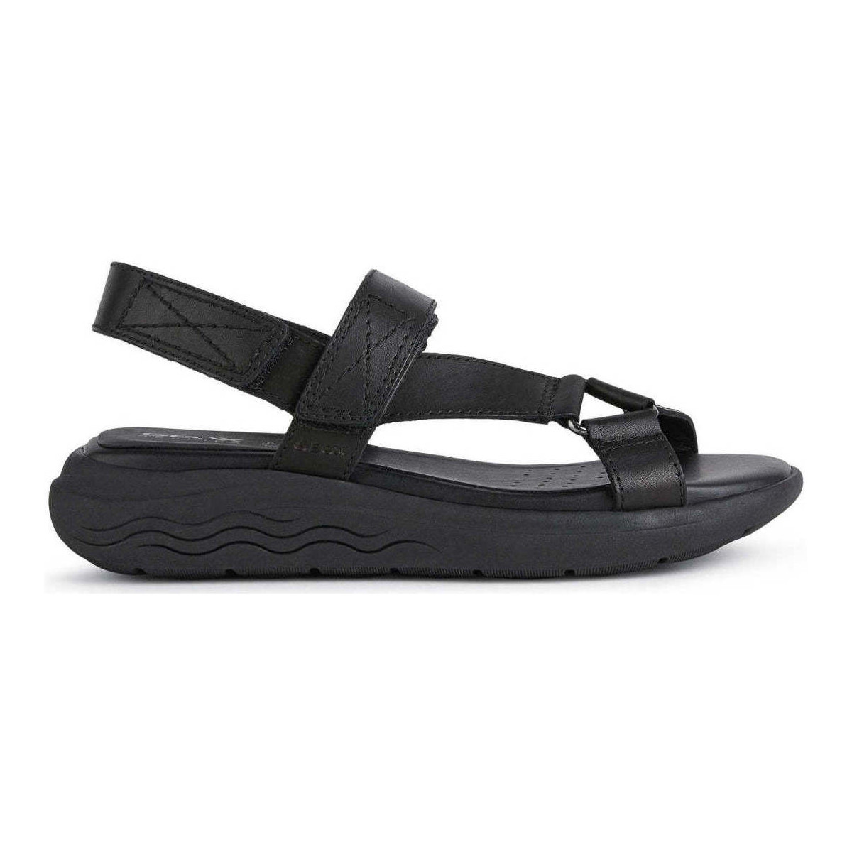 Chaussures Femme Sandales sport Geox spherica ec5w sandals Noir