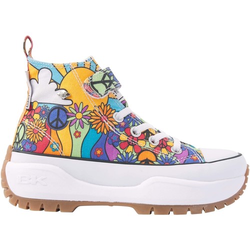 Chaussures Femme Slip ons British heritage Knights KAYA MID FLY FILLES BASKETS MONTANTE Multicolore