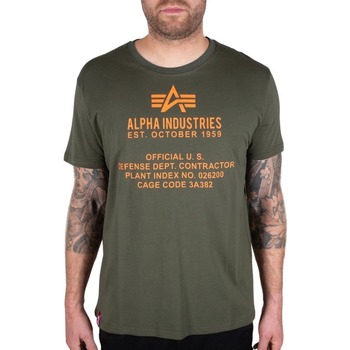 Vêtements Homme Sandales et Nu-pieds Alpha T-shirt  fundamental T vert foncé