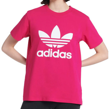 Vêtements Fille T-shirts manches courtes adidas Originals H33563 Rose