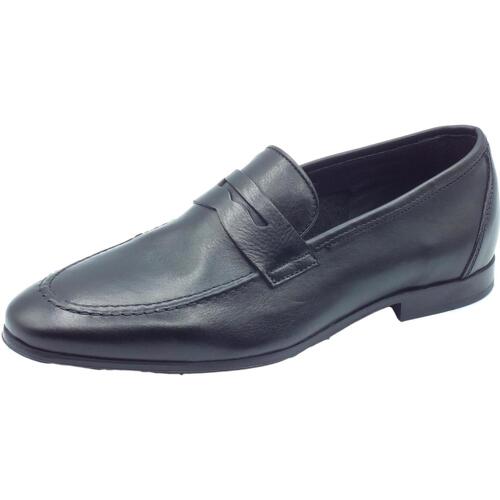 Chaussures Homme Mocassins Franzini 80176 Mode Montecchi Noir