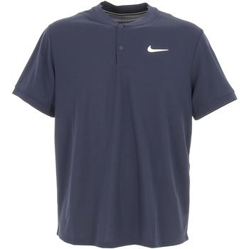 Vêtements Homme Polos manches courtes zip Nike M nkct df polo blade Bleu