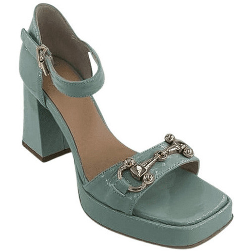 Chaussures Femme Les Lacets Franç Semerdjian - Sandales M682M4 Vert Multicolore