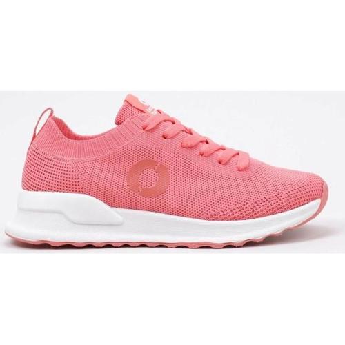 Chaussures Femme Baskets basses Ecoalf PRINCE KNIT SNEAKERS WOMAN Rose