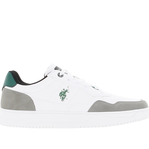 Chaussures Homme Baskets mode U.S Polo golf Assn. Dieza m white/green Blanc