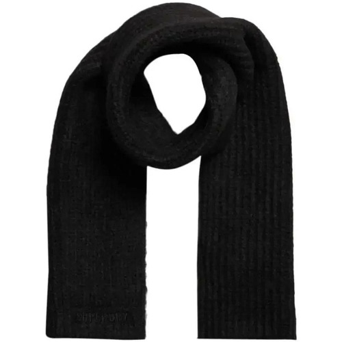 Superdry ribbed essential Noir - Livraison Gratuite | Spartoo ! -  Accessoires textile echarpe Femme 37,50 €