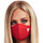 Accessoires textile Femme Masques Guess Masque Rouge