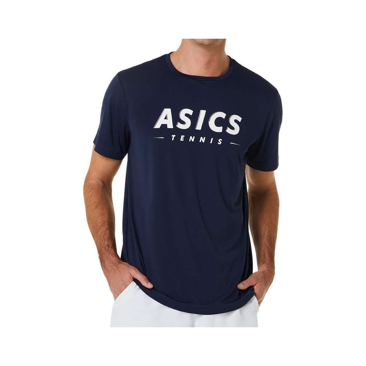 Vêtements Homme T-shirts manches courtes Asics Court Tennis Graphic Marine