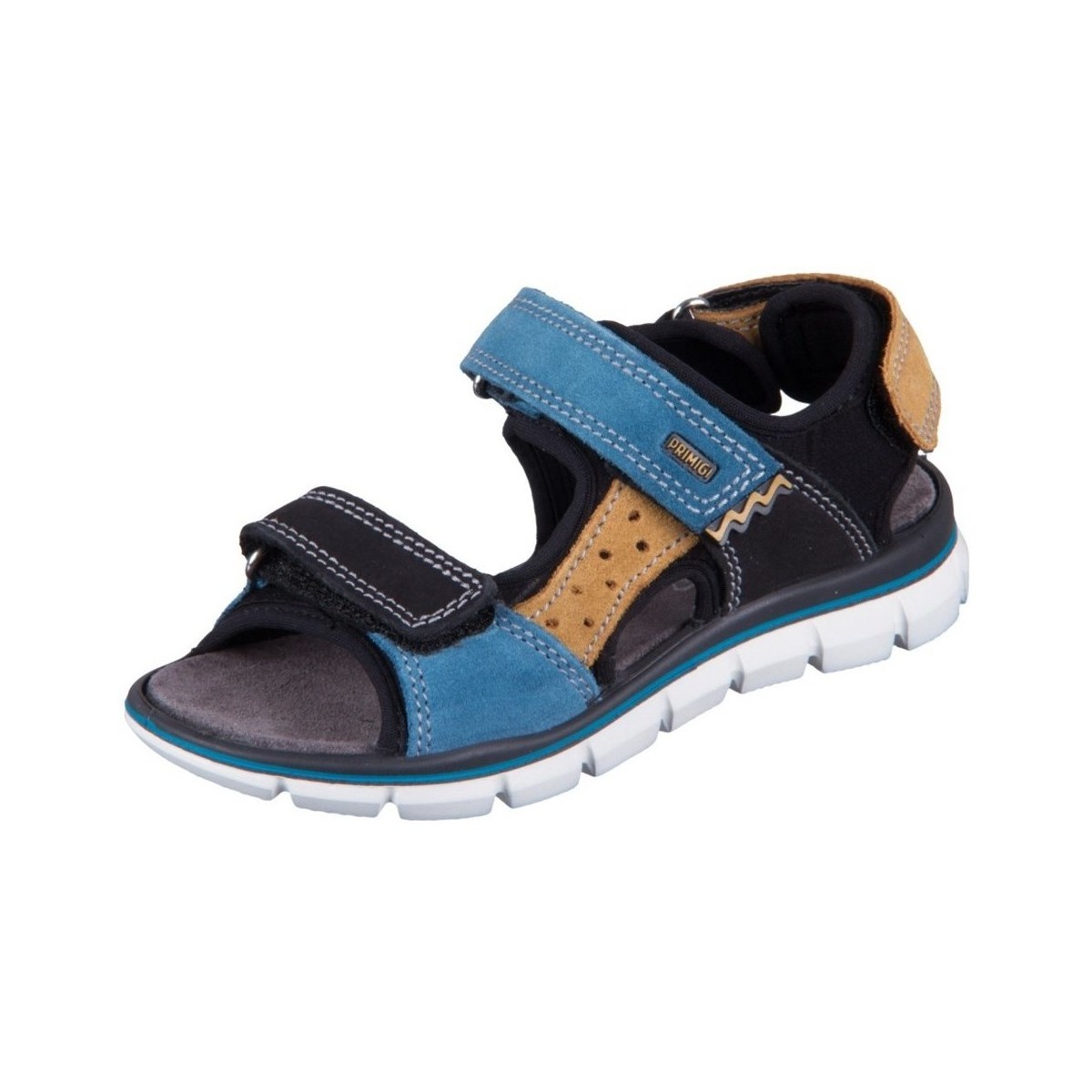 Chaussures Enfant Sandales et Nu-pieds Primigi Tevez Noir, Bleu