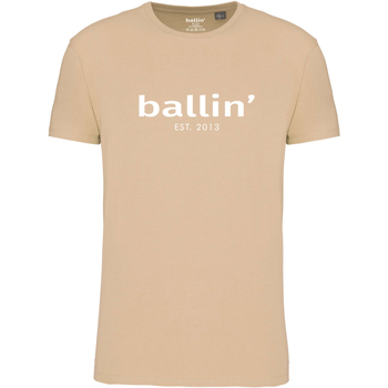 Vêtements Homme T-shirts manches courtes Ballin Est. 2013 Regular Fit Shirt Beige