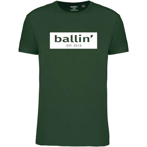Vêtements Homme Pantoufles / Chaussons Ballin Est. 2013 Cut Out Logo Shirt Vert
