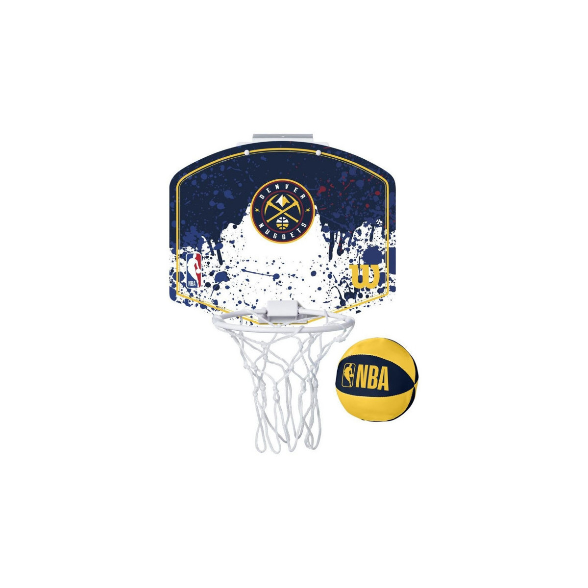 Accessoires Accessoires sport Wilson Mini panier de Basket NBA Denv Multicolore