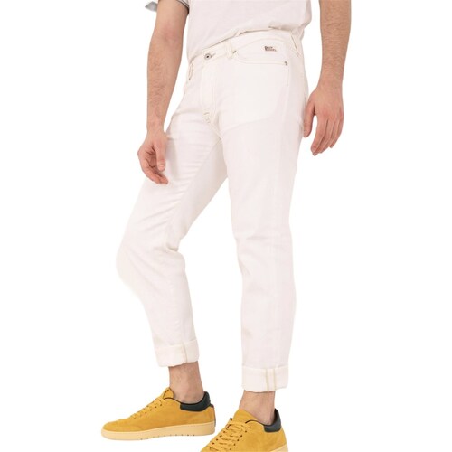 Vêtements Homme Jeans droit Roy Rogers P23RRU110CD650111 Jeans homme blanc Blanc